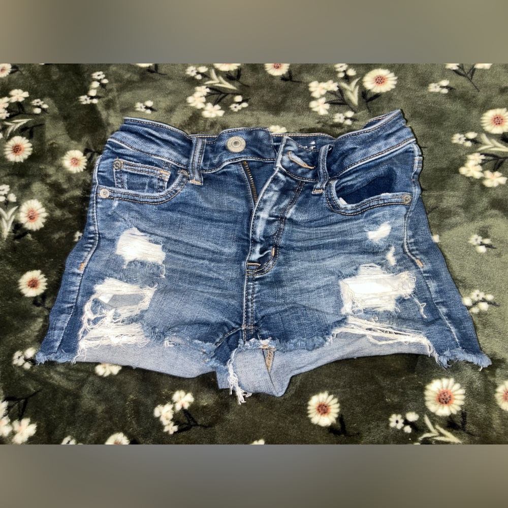 American eagle jean shorts size